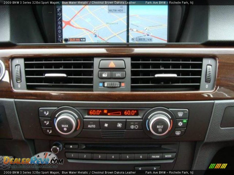 2009 BMW 3 Series 328xi Sport Wagon Blue Water Metallic / Chestnut Brown Dakota Leather Photo #15