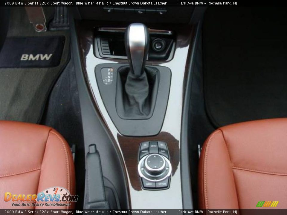 2009 BMW 3 Series 328xi Sport Wagon Blue Water Metallic / Chestnut Brown Dakota Leather Photo #16