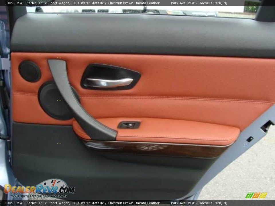 2009 BMW 3 Series 328xi Sport Wagon Blue Water Metallic / Chestnut Brown Dakota Leather Photo #19