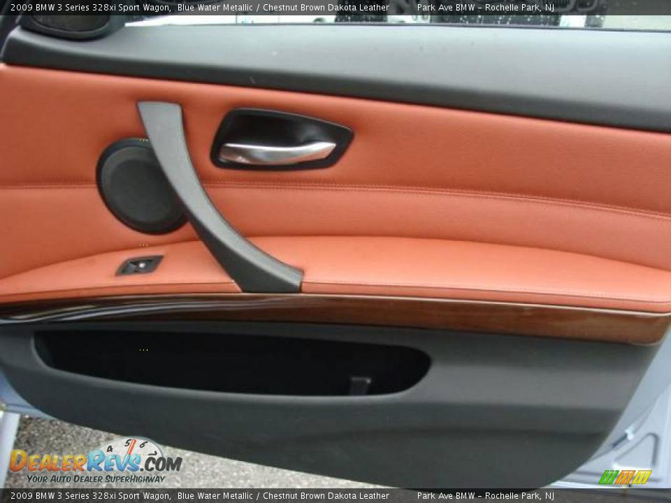 2009 BMW 3 Series 328xi Sport Wagon Blue Water Metallic / Chestnut Brown Dakota Leather Photo #21