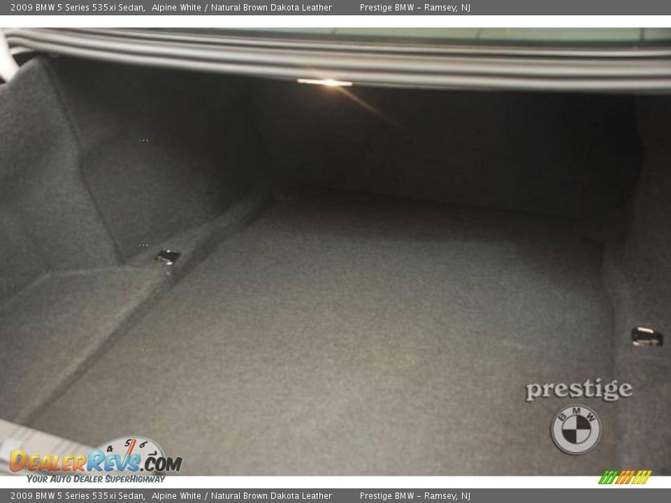 2009 BMW 5 Series 535xi Sedan Alpine White / Natural Brown Dakota Leather Photo #8