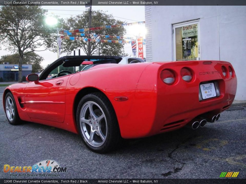 1998 Chevrolet Corvette Convertible Torch Red / Black Photo #5