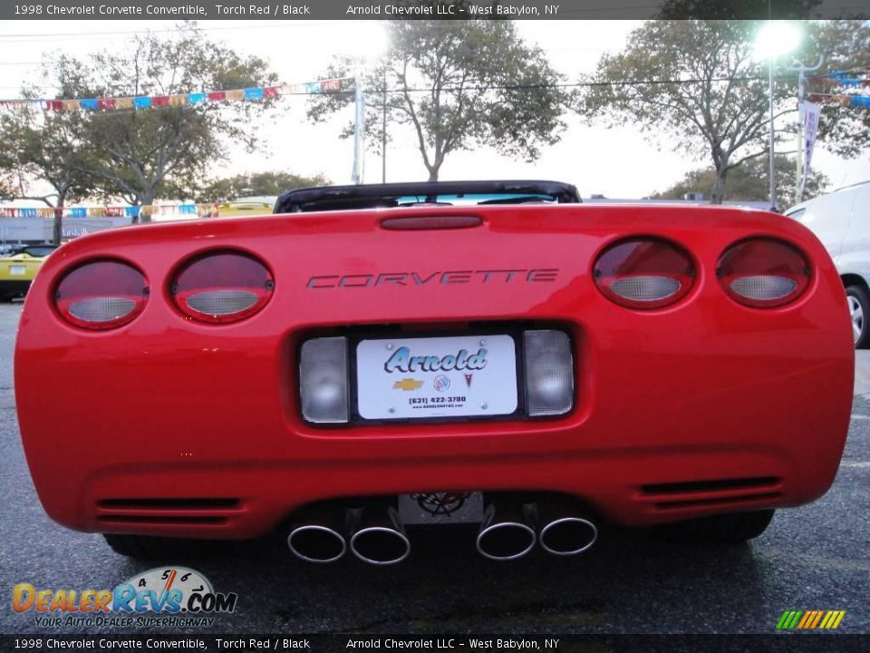 1998 Chevrolet Corvette Convertible Torch Red / Black Photo #6