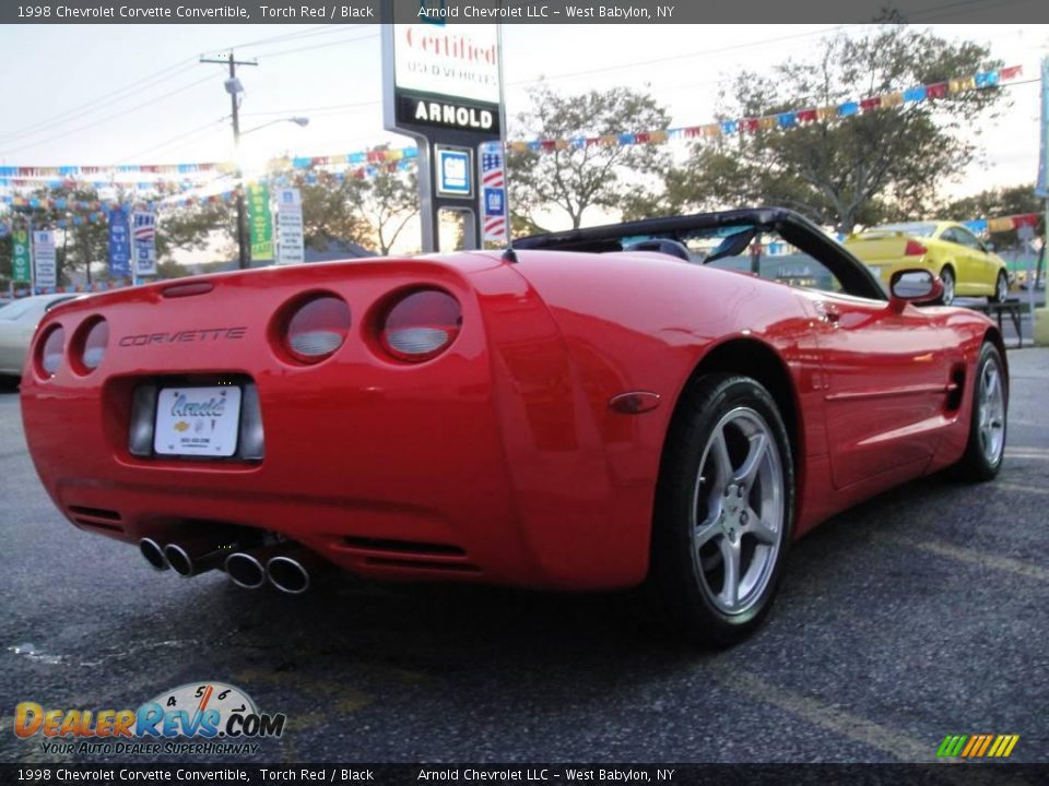 1998 Chevrolet Corvette Convertible Torch Red / Black Photo #7