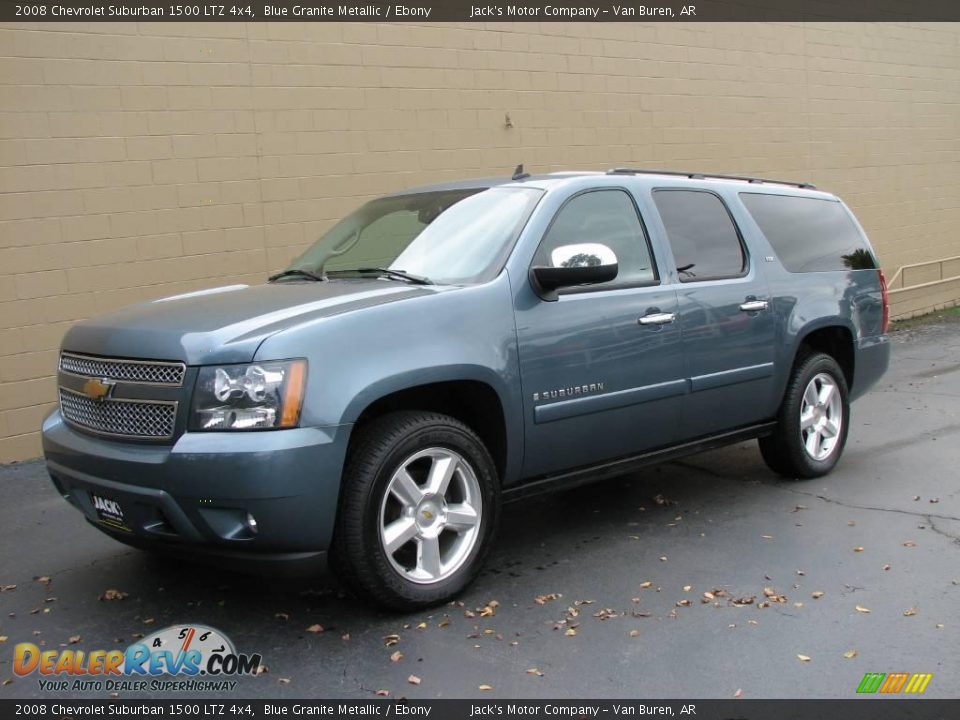 2008 Chevrolet Suburban 1500 LTZ 4x4 Blue Granite Metallic / Ebony Photo #2