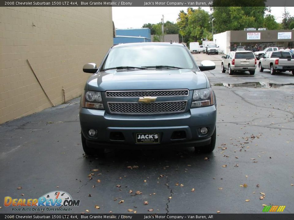 2008 Chevrolet Suburban 1500 LTZ 4x4 Blue Granite Metallic / Ebony Photo #3