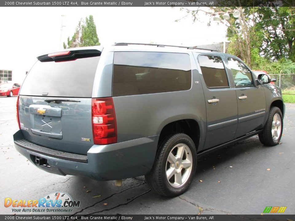 2008 Chevrolet Suburban 1500 LTZ 4x4 Blue Granite Metallic / Ebony Photo #5