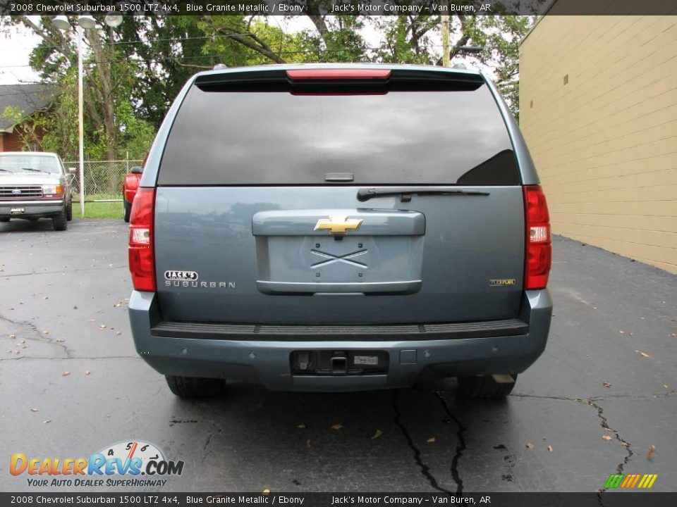 2008 Chevrolet Suburban 1500 LTZ 4x4 Blue Granite Metallic / Ebony Photo #6