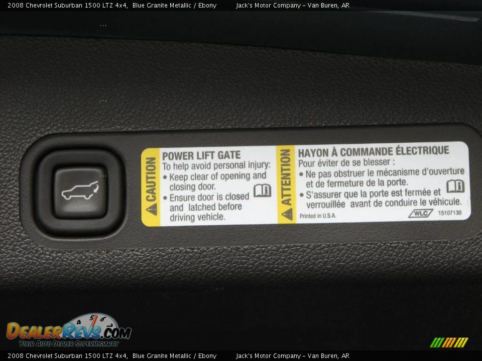 2008 Chevrolet Suburban 1500 LTZ 4x4 Blue Granite Metallic / Ebony Photo #8