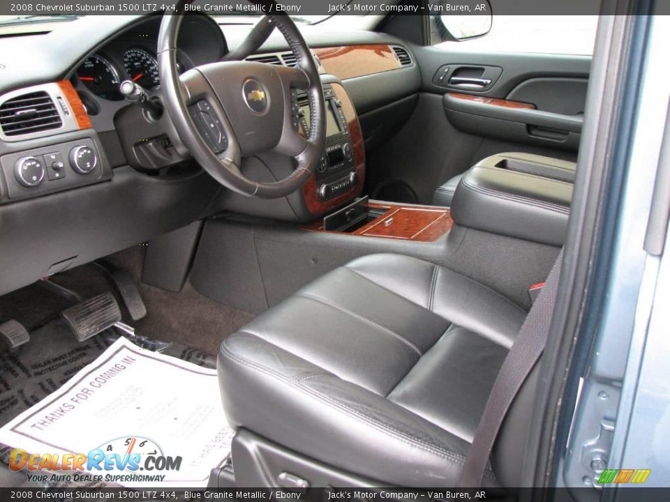 2008 Chevrolet Suburban 1500 LTZ 4x4 Blue Granite Metallic / Ebony Photo #18