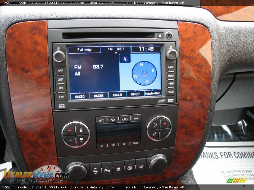 2008 Chevrolet Suburban 1500 LTZ 4x4 Blue Granite Metallic / Ebony Photo #22