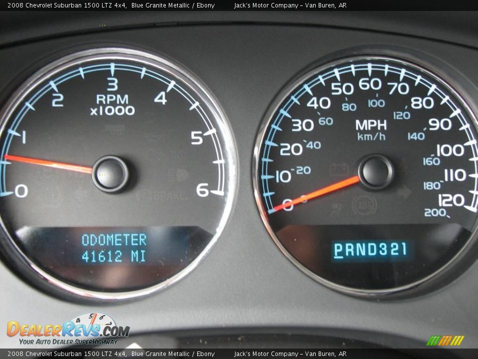 2008 Chevrolet Suburban 1500 LTZ 4x4 Blue Granite Metallic / Ebony Photo #25