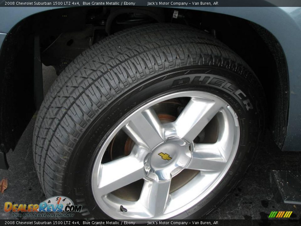 2008 Chevrolet Suburban 1500 LTZ 4x4 Blue Granite Metallic / Ebony Photo #26