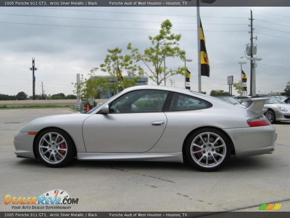 2005 Porsche 911 GT3 Arctic Silver Metallic / Black Photo #6