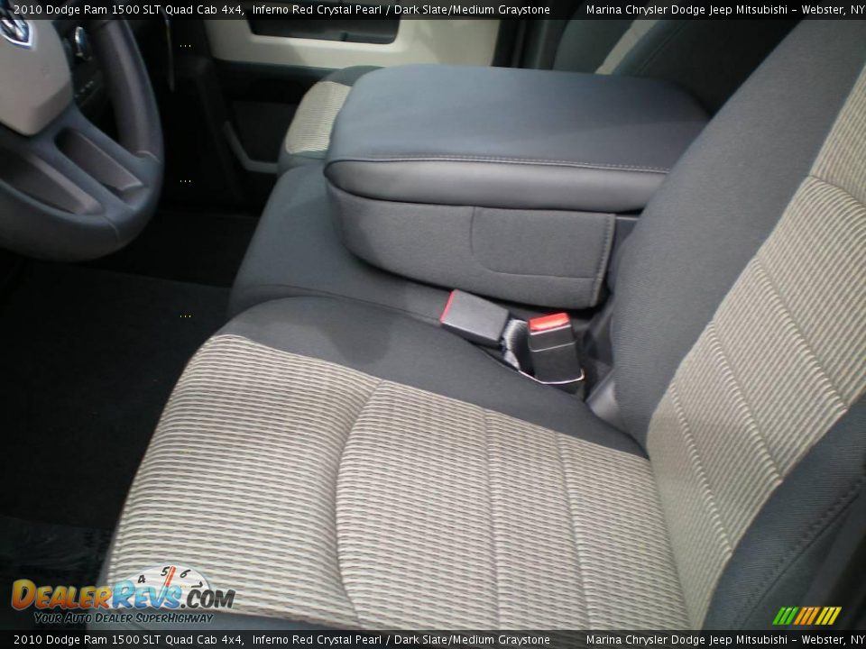 2010 Dodge Ram 1500 SLT Quad Cab 4x4 Inferno Red Crystal Pearl / Dark Slate/Medium Graystone Photo #2