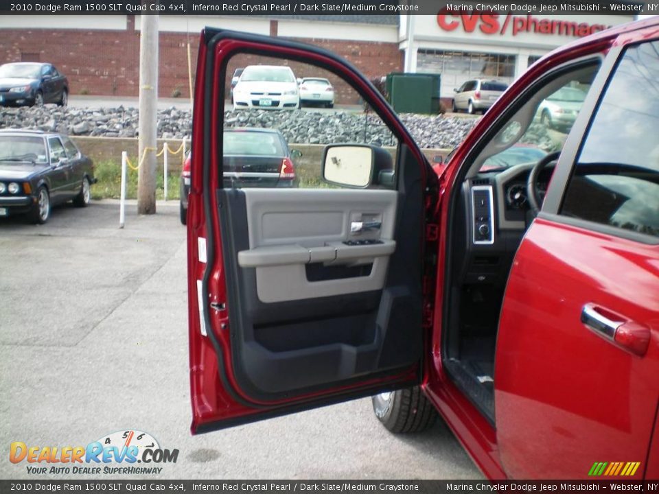 2010 Dodge Ram 1500 SLT Quad Cab 4x4 Inferno Red Crystal Pearl / Dark Slate/Medium Graystone Photo #16