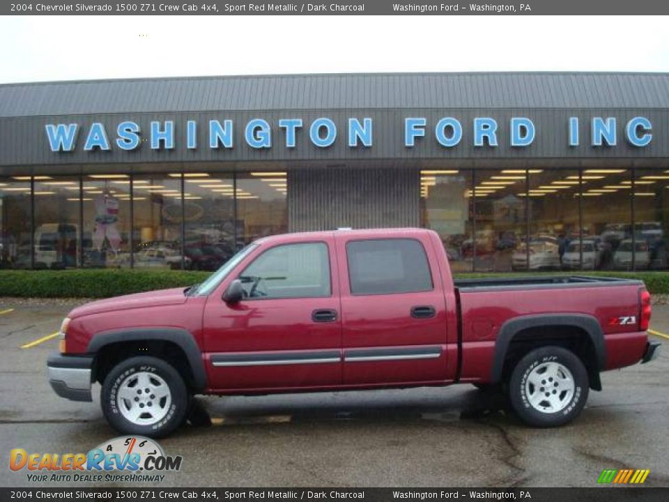 2004 Chevrolet Silverado 1500 Z71 Crew Cab 4x4 Sport Red Metallic / Dark Charcoal Photo #1