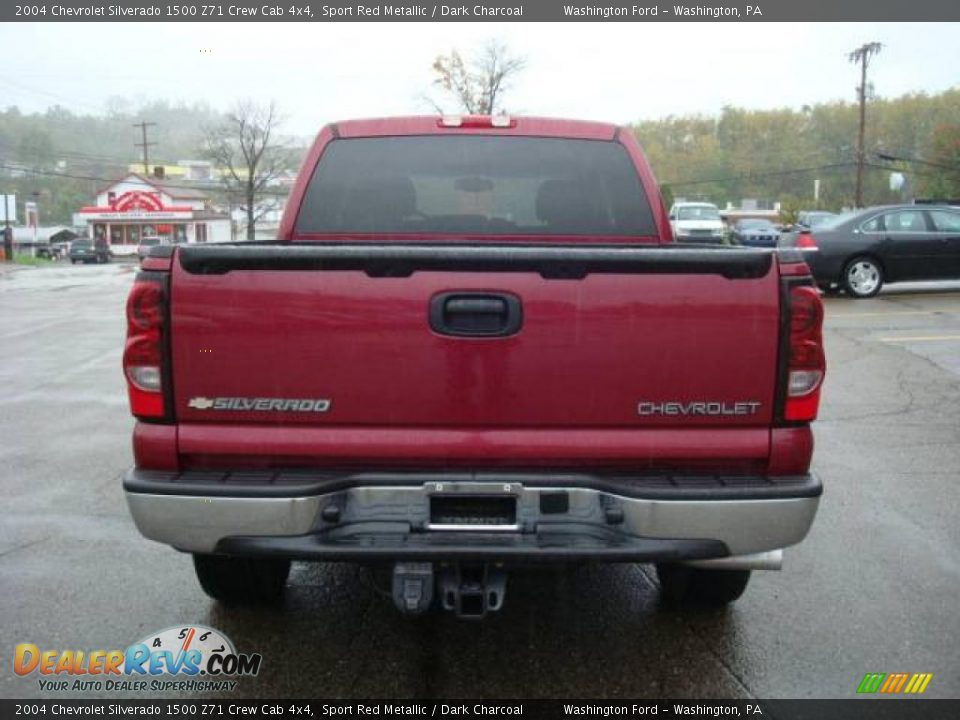 2004 Chevrolet Silverado 1500 Z71 Crew Cab 4x4 Sport Red Metallic / Dark Charcoal Photo #3
