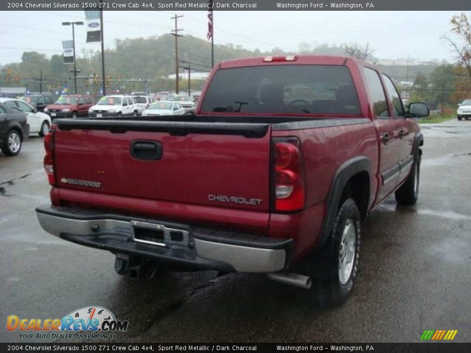 2004 Chevrolet Silverado 1500 Z71 Crew Cab 4x4 Sport Red Metallic / Dark Charcoal Photo #4