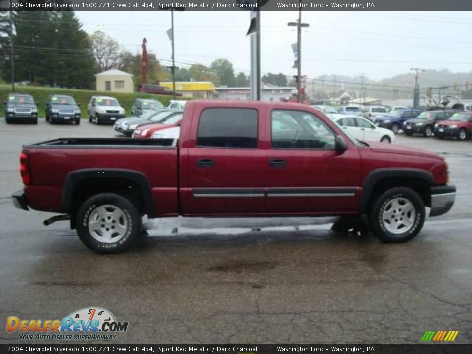 2004 Chevrolet Silverado 1500 Z71 Crew Cab 4x4 Sport Red Metallic / Dark Charcoal Photo #5