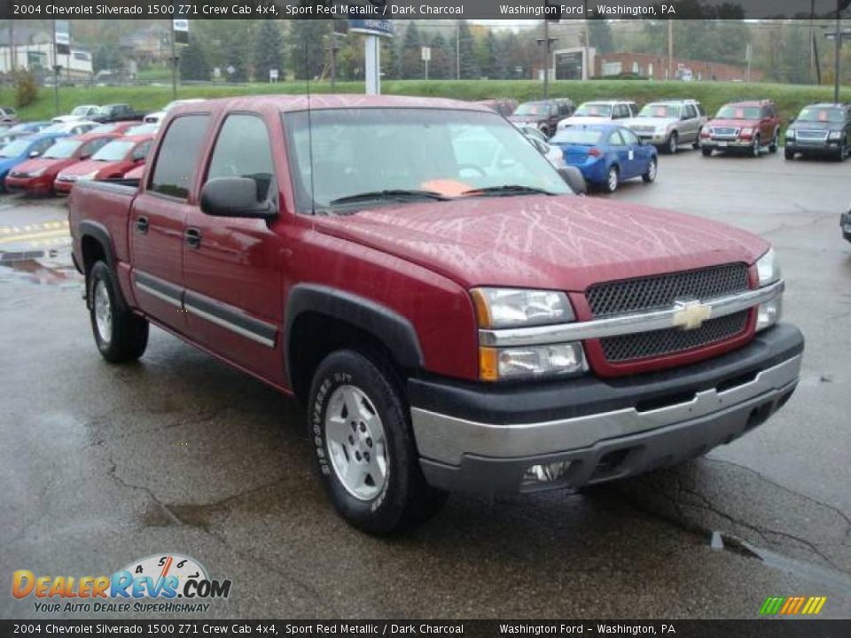 2004 Chevrolet Silverado 1500 Z71 Crew Cab 4x4 Sport Red Metallic / Dark Charcoal Photo #6