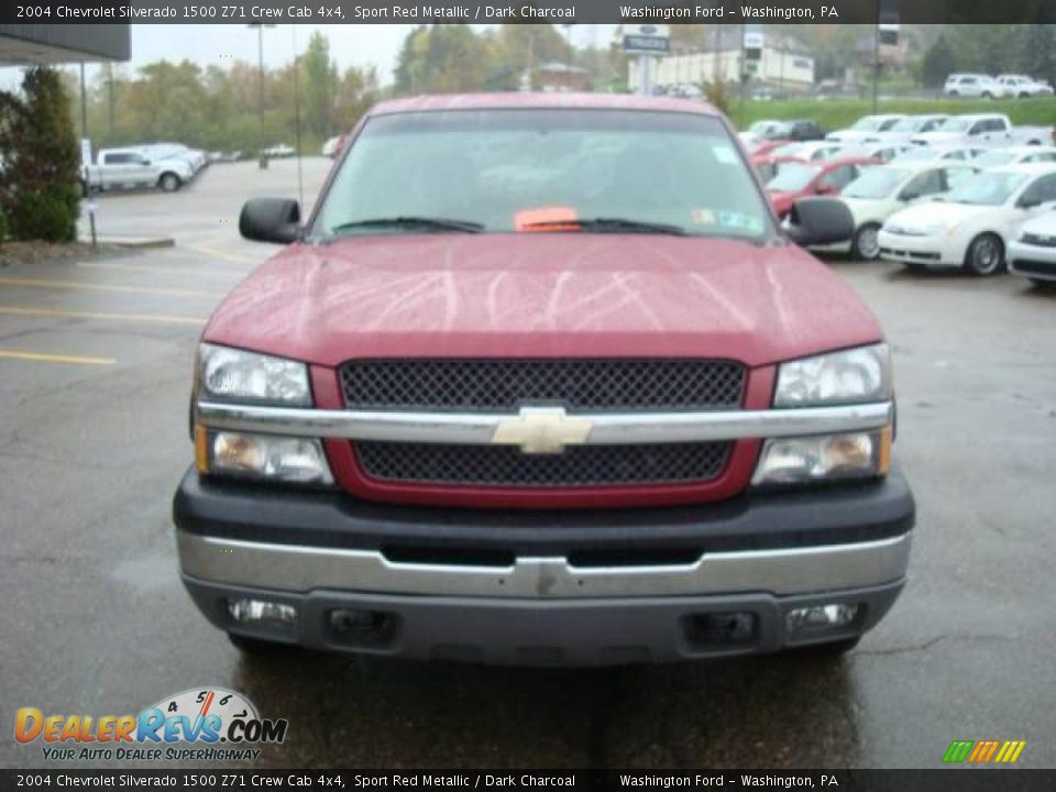2004 Chevrolet Silverado 1500 Z71 Crew Cab 4x4 Sport Red Metallic / Dark Charcoal Photo #11