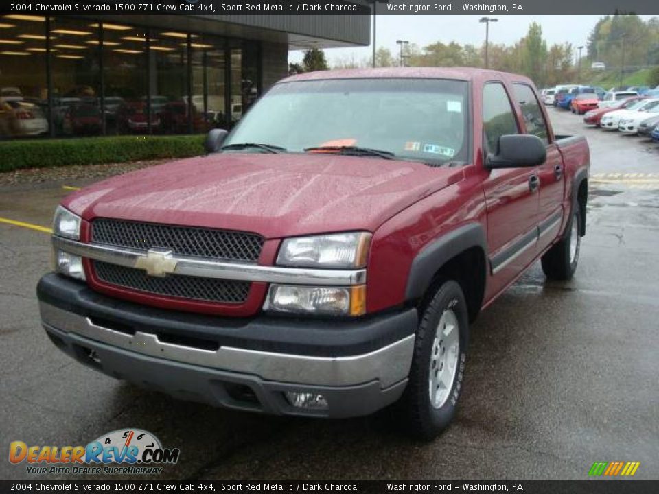 2004 Chevrolet Silverado 1500 Z71 Crew Cab 4x4 Sport Red Metallic / Dark Charcoal Photo #12