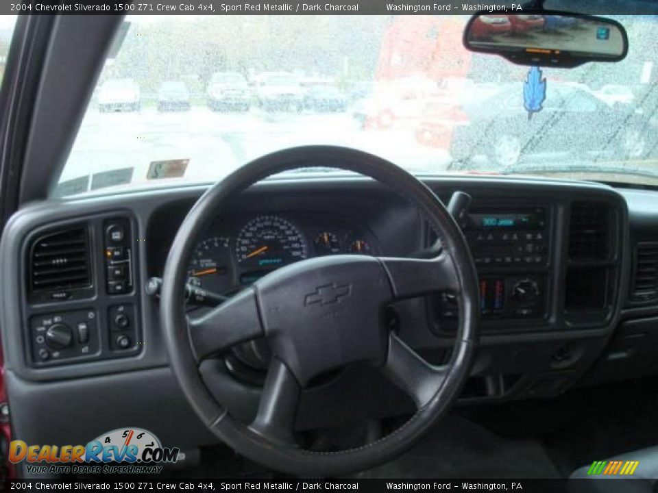2004 Chevrolet Silverado 1500 Z71 Crew Cab 4x4 Sport Red Metallic / Dark Charcoal Photo #13