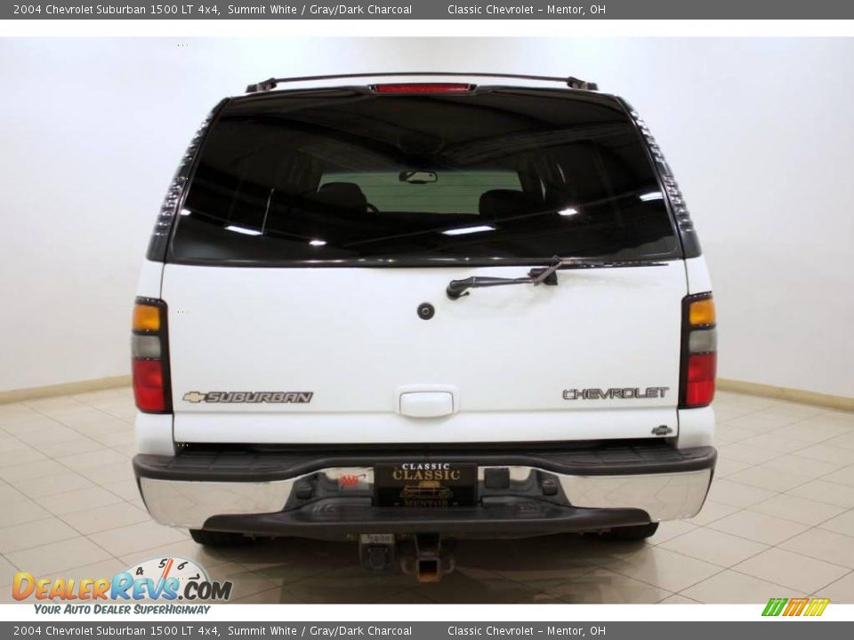 2004 Chevrolet Suburban 1500 LT 4x4 Summit White / Gray/Dark Charcoal Photo #6