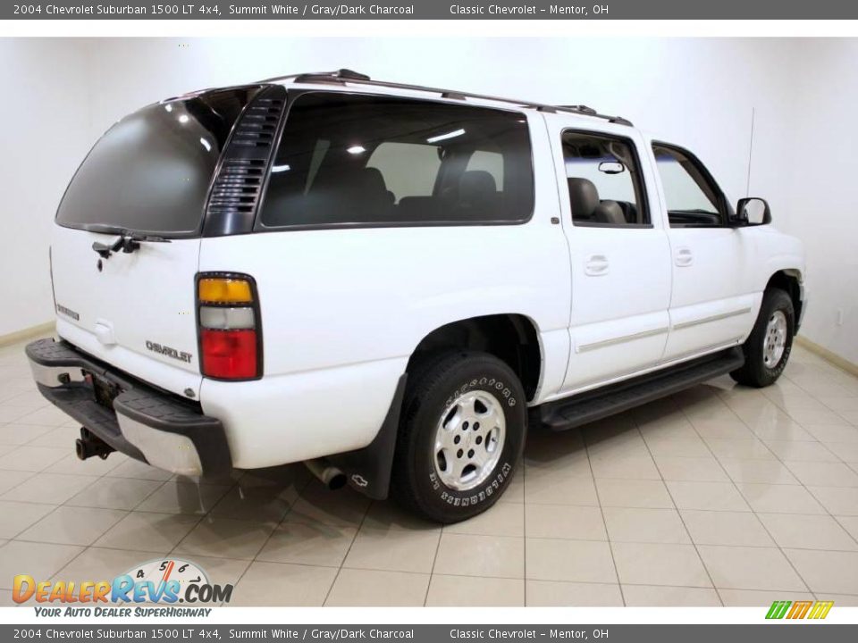 2004 Chevrolet Suburban 1500 LT 4x4 Summit White / Gray/Dark Charcoal Photo #7