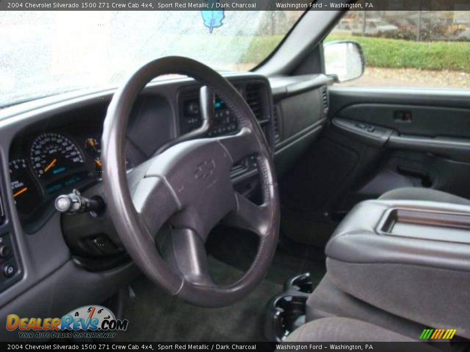 2004 Chevrolet Silverado 1500 Z71 Crew Cab 4x4 Sport Red Metallic / Dark Charcoal Photo #16