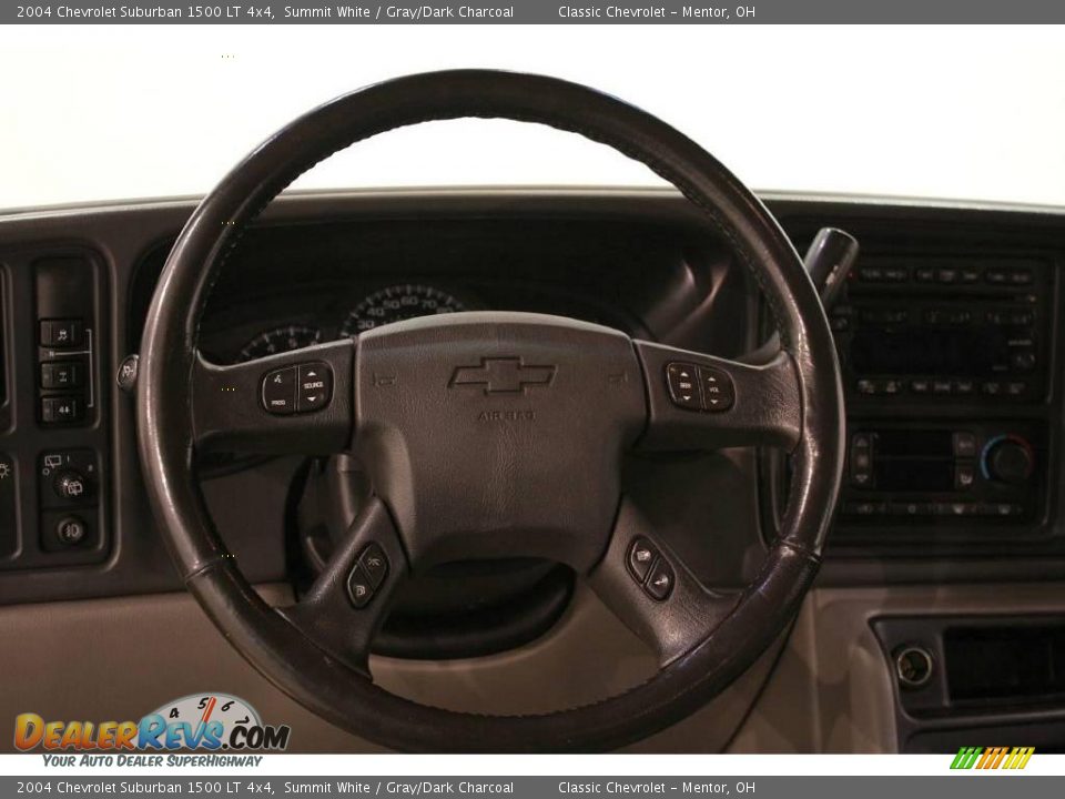 2004 Chevrolet Suburban 1500 LT 4x4 Summit White / Gray/Dark Charcoal Photo #10