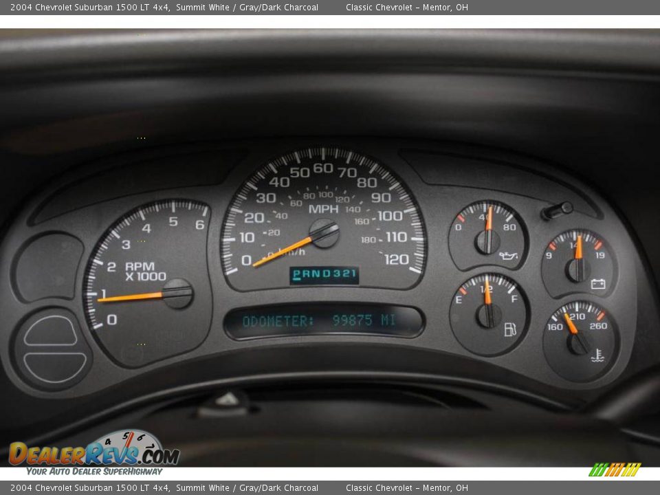2004 Chevrolet Suburban 1500 LT 4x4 Summit White / Gray/Dark Charcoal Photo #11