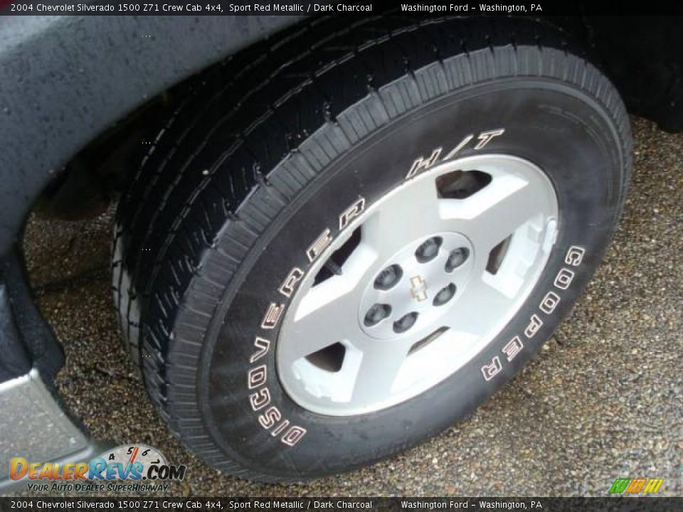 2004 Chevrolet Silverado 1500 Z71 Crew Cab 4x4 Sport Red Metallic / Dark Charcoal Photo #18