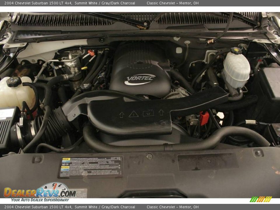 2004 Chevrolet Suburban 1500 LT 4x4 Summit White / Gray/Dark Charcoal Photo #23