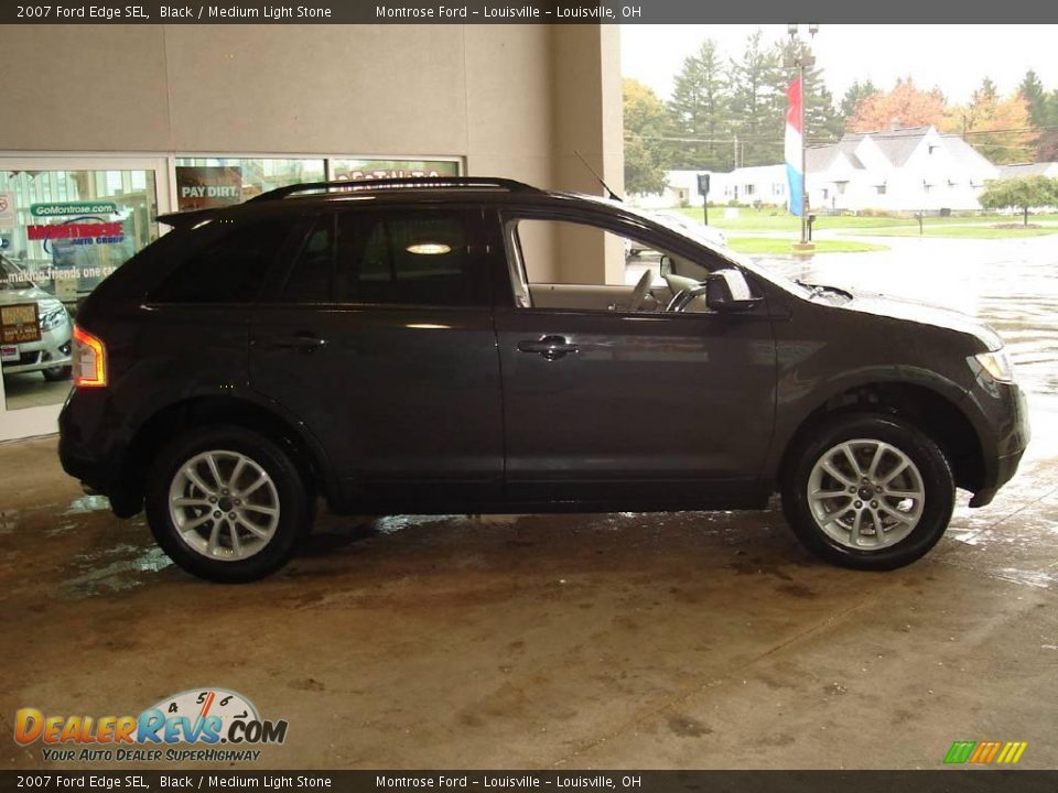 2007 Ford Edge SEL Black / Medium Light Stone Photo #6