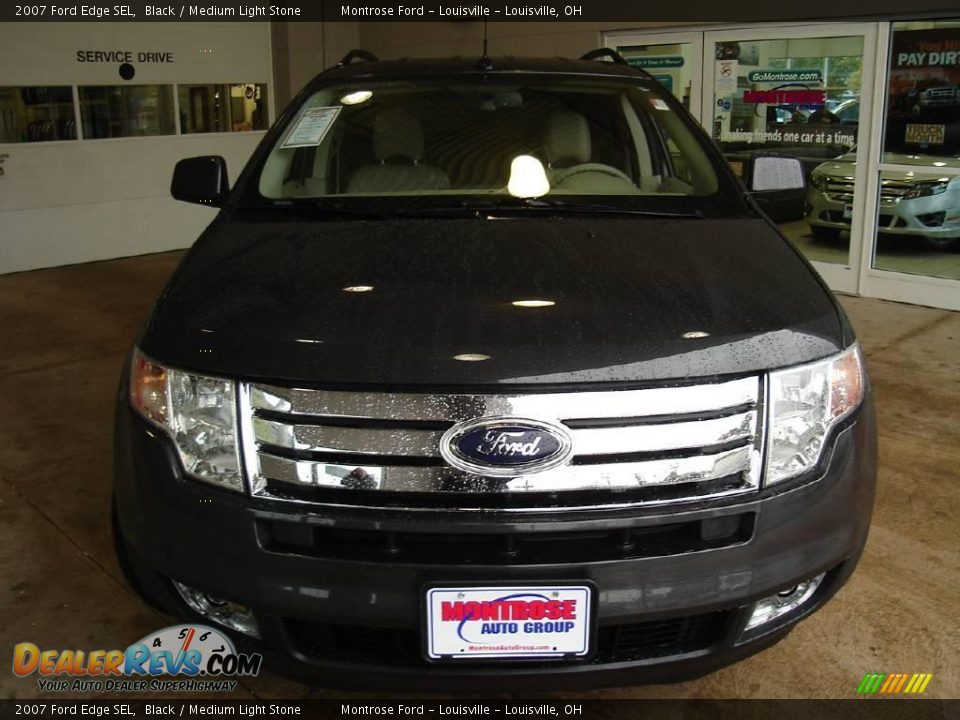 2007 Ford Edge SEL Black / Medium Light Stone Photo #8