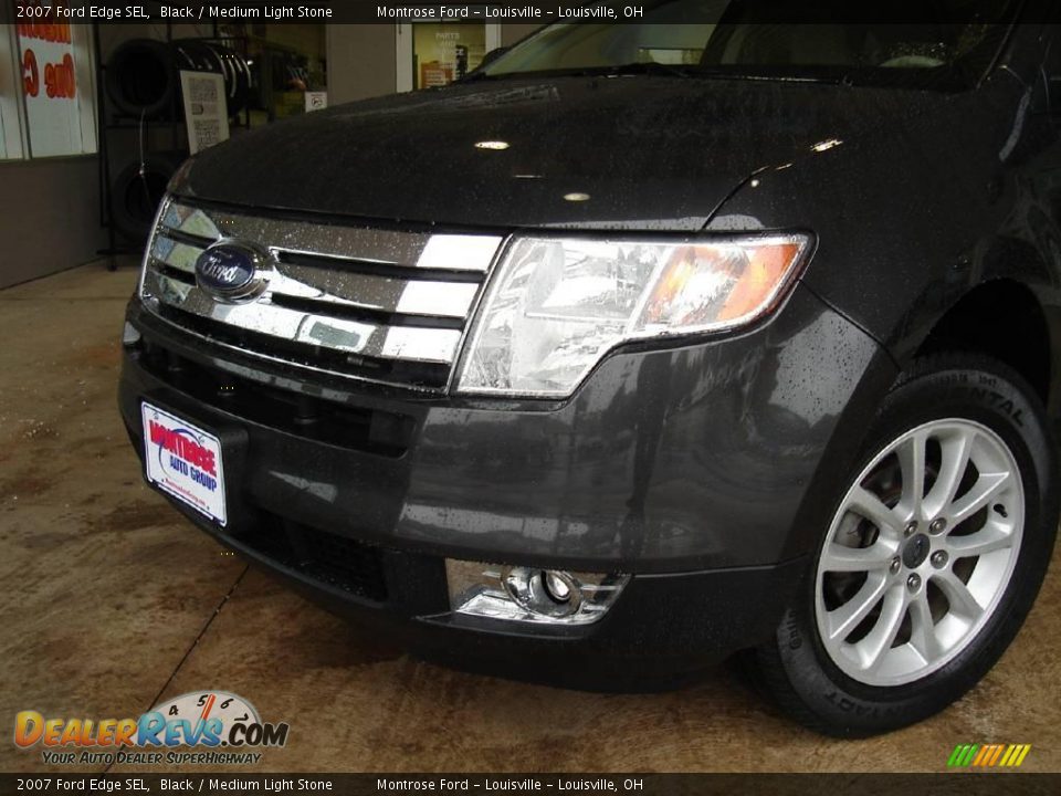 2007 Ford Edge SEL Black / Medium Light Stone Photo #9