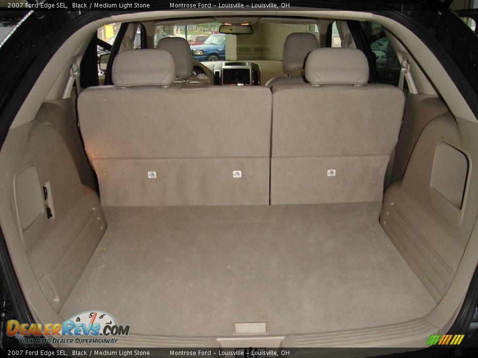 2007 Ford Edge SEL Black / Medium Light Stone Photo #17