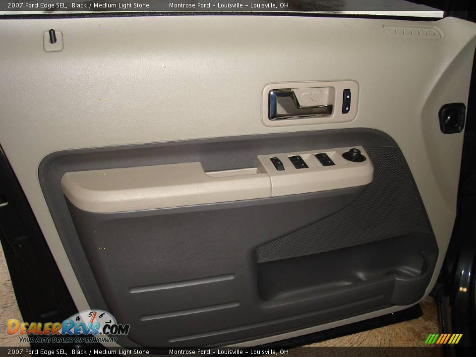 2007 Ford Edge SEL Black / Medium Light Stone Photo #23