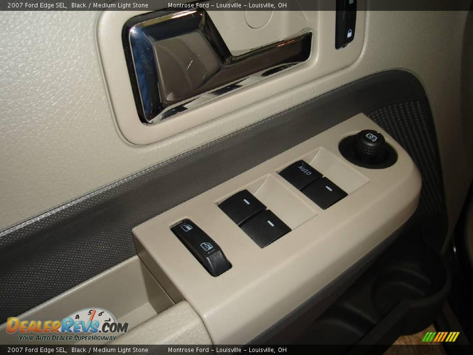 2007 Ford Edge SEL Black / Medium Light Stone Photo #24