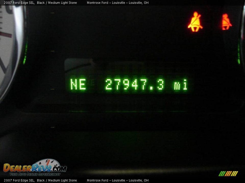2007 Ford Edge SEL Black / Medium Light Stone Photo #26