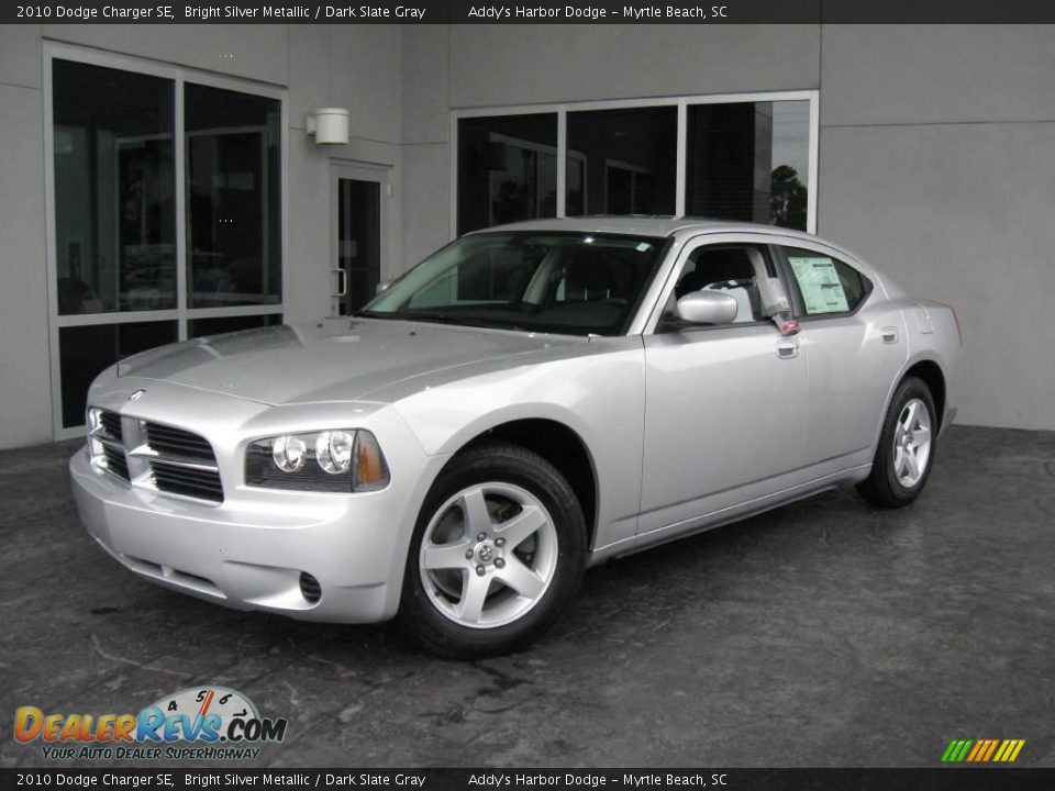 2010 Dodge Charger SE Bright Silver Metallic / Dark Slate Gray Photo #1