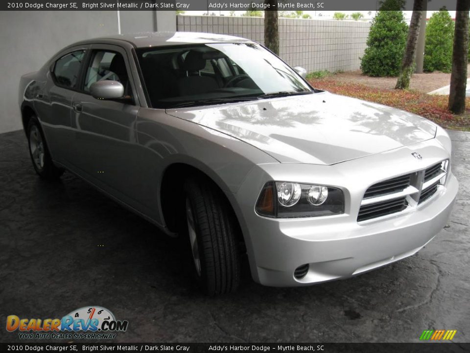 2010 Dodge Charger SE Bright Silver Metallic / Dark Slate Gray Photo #3