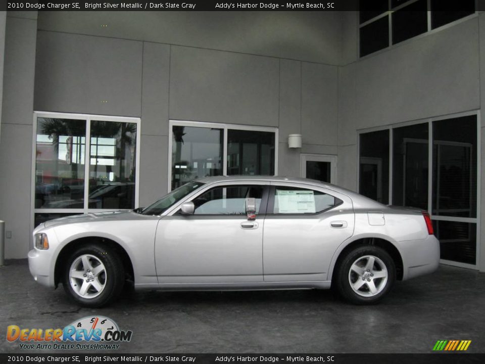 2010 Dodge Charger SE Bright Silver Metallic / Dark Slate Gray Photo #5