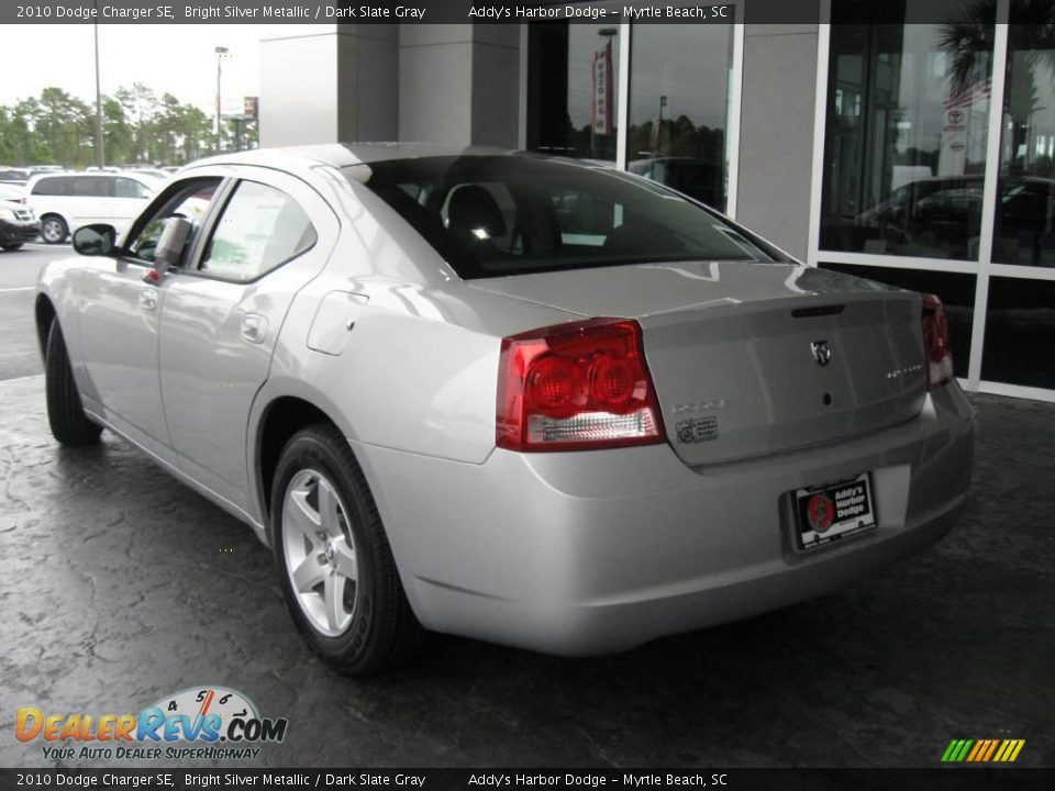 2010 Dodge Charger SE Bright Silver Metallic / Dark Slate Gray Photo #6