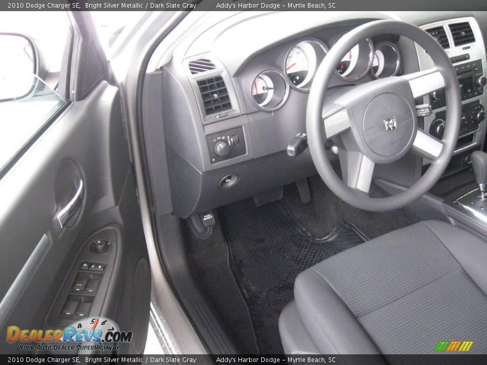 2010 Dodge Charger SE Bright Silver Metallic / Dark Slate Gray Photo #10