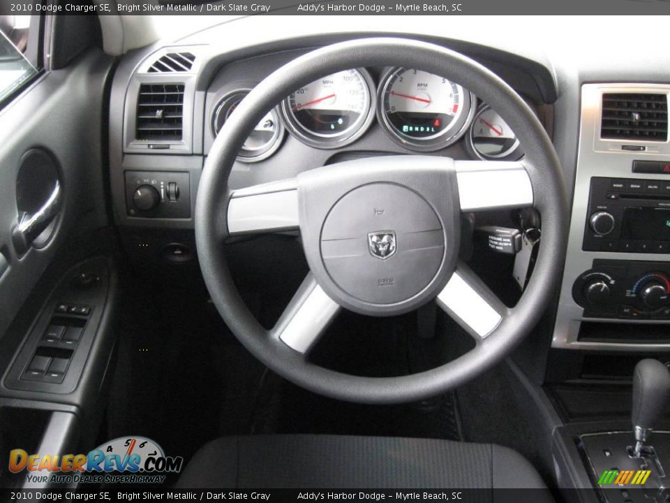 2010 Dodge Charger SE Bright Silver Metallic / Dark Slate Gray Photo #17