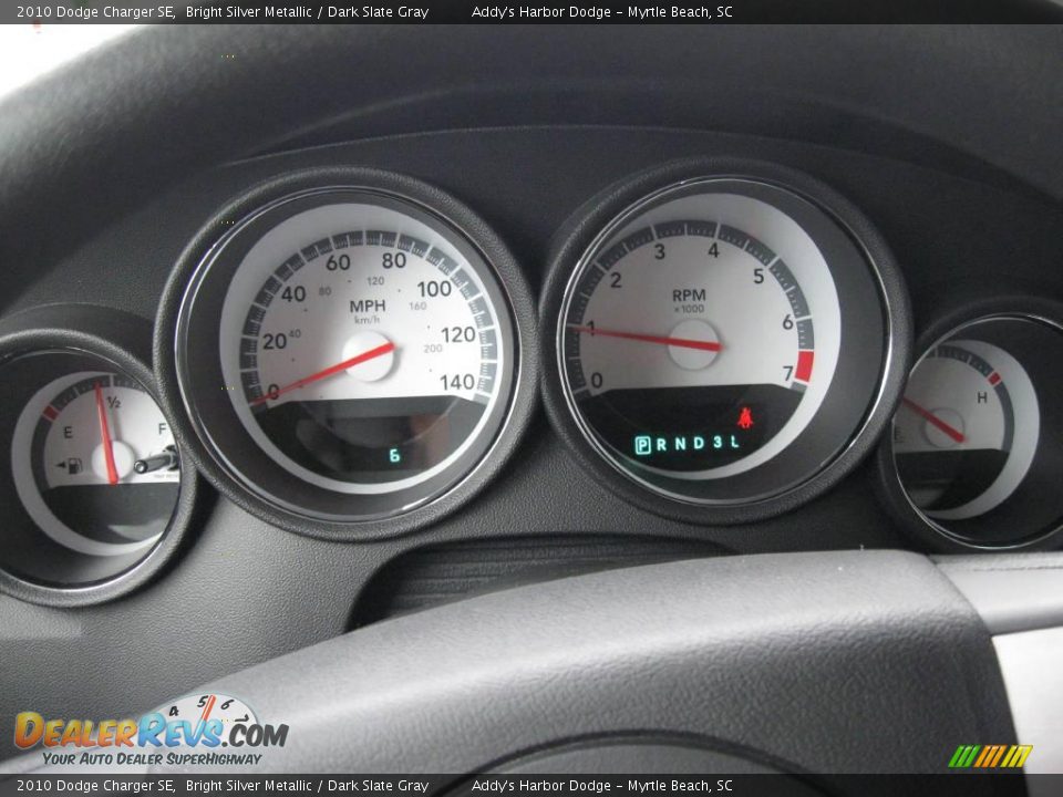 2010 Dodge Charger SE Bright Silver Metallic / Dark Slate Gray Photo #20