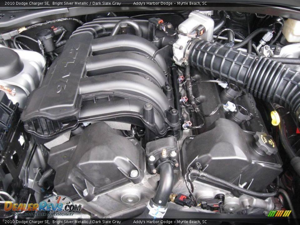 2010 Dodge Charger SE Bright Silver Metallic / Dark Slate Gray Photo #25